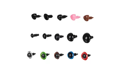 Oči a nosy pre plyšové hračky – sada 560 kusov + puzdro