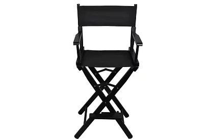 Profesionálne drevené kozmetické kreslo - čierne