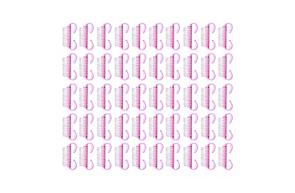 Kartáčky na nechty 50 kusov – odstránenie prachu po pilovaní