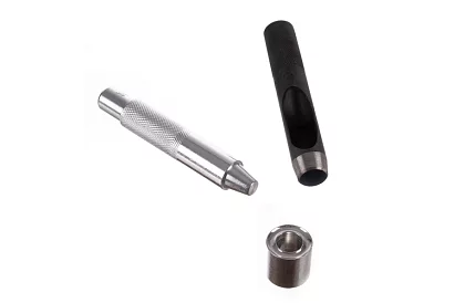 Sada 100 ks očiek na plachty s nitovačkou a dierovačom