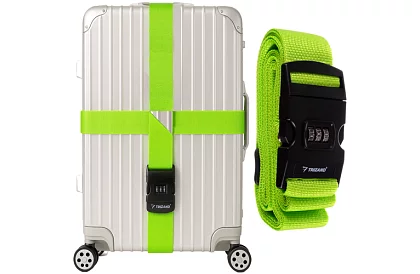 Bezpečnostný popruh na kufor s kódovým zámkom