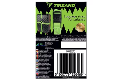 Bezpečnostný popruh na kufor s kódovým zámkom