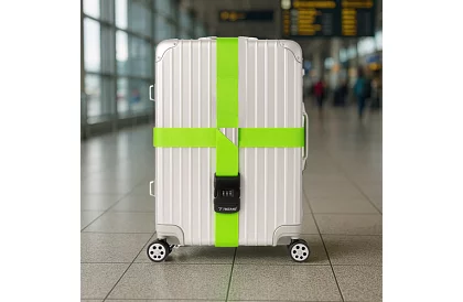 Bezpečnostný popruh na kufor s kódovým zámkom