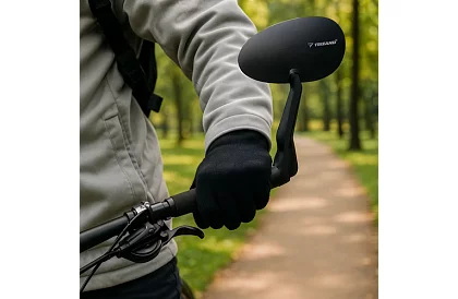 Cyklistické zrkadlo – ľahké a nerozbitné