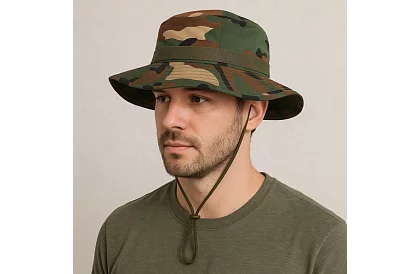 Maskáčový klobouk – CAMO - L