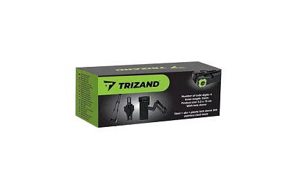 Skládací kódový zámok na bicykel – TRIZAND