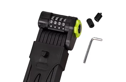 Skládací kódový zámok na bicykel – TRIZAND