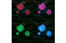 Solárna záhradná LED lampa – ruža