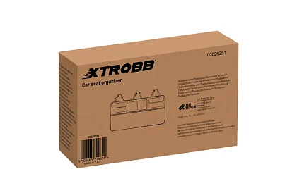 Organizér do kufru na zadnej strane autosedačiek