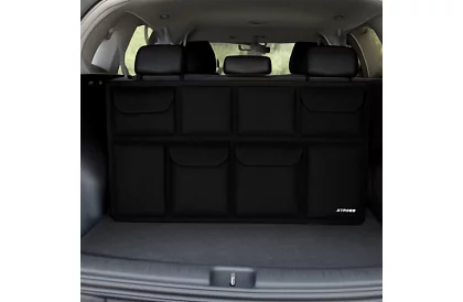 Organizér do kufru na zadnej strane autosedačiek