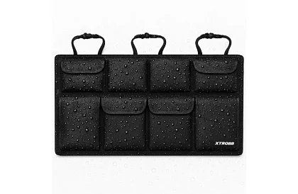 Organizér do kufru na zadnej strane autosedačiek