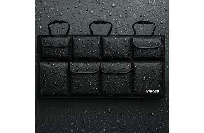 Organizér do kufru na zadnej strane autosedačiek