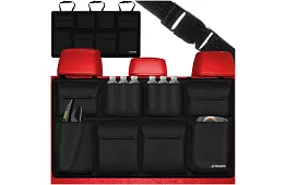 Organizér do kufru na zadnej strane autosedačiek