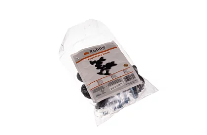 Nábytkové úchytky – knopky čierne - 10 kusov