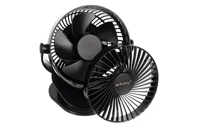 Bezdrôtový ventilátor s klipom – nabíjací USB-C 1200 mAh