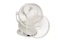 Bezdrôtový ventilátor s klipom - biely – nabíjací USB-C 1200 mAh