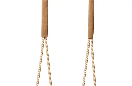 Detská závesná hojdačka – béžový zamat