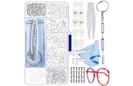 Sada na opravu okuliarov – 126 dielov v puzdre