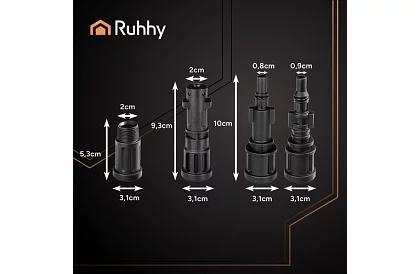 Vysokotlaková hadica na čistenie potrubí a povrchov – 15 metrov