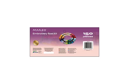 Barevné vyšívacie nite – veľká sada 150 ks