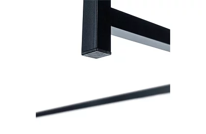 Skladací čierny stôl – 80 x 75 x 40 cm