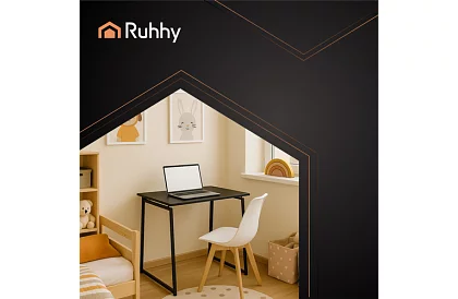 Skladací čierny stôl – 80 x 75 x 40 cm