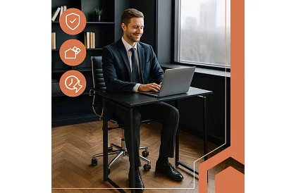 Skladací čierny stôl – 80 x 75 x 40 cm