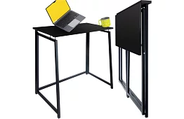 Skladací čierny stôl – 80 x 75 x 40 cm