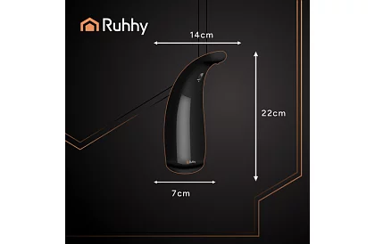 Bezdotykový dávkovač mydla – čierny