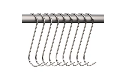 Nerezové háky na mäso - 15 kusov