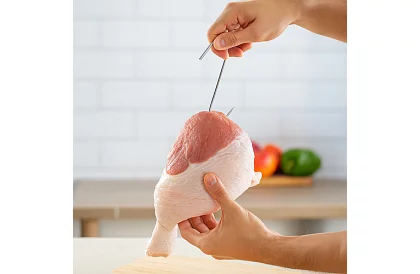 Nerezové háky na mäso - 15 kusov