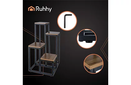 Stojan na kvety 69 cm – 4 úrovne