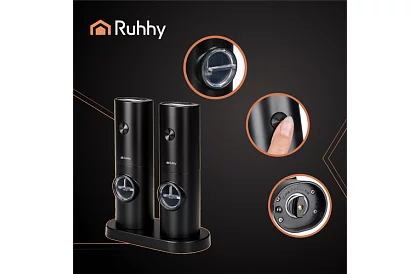 Sada elektrických mlynčekov so stojanom – 2 kusy