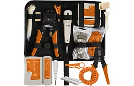 Tester káblov RJ45/RJ11 + krimpovacie kliešte - všetko pre inštaláciu ethernet siete