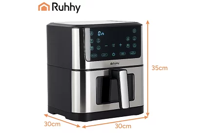 Horkovzdušná nepřilnavá fritéza – obsah 8 litrov