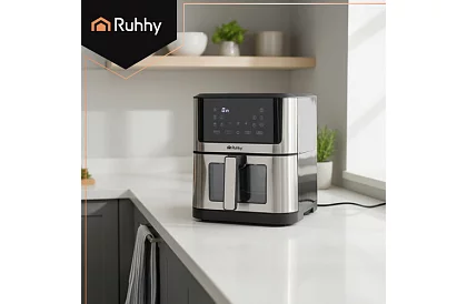 Horkovzdušná nepřilnavá fritéza – obsah 8 litrov