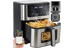 Horkovzdušná nepřilnavá fritéza – obsah 8 litrov