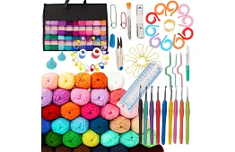 Háčkovacia sada 113 kusov - Kompletná sada na háčkovanie