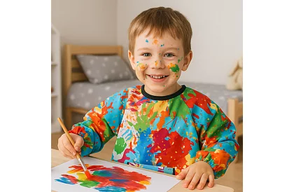 Detská maliarska zástera pre deti 4–6 rokov