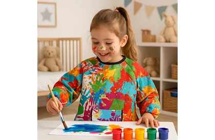 Detská maliarska zástera pre deti 4–6 rokov