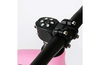 Detské ľahké odrážadlo ružové – 12 kol + ramenný popruh