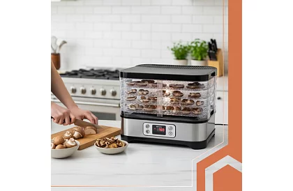 Sušička húb a ovocia 10 litrov – 5 poschodí + príslušenstvo