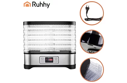 Sušička húb a ovocia 10 litrov – 5 poschodí + príslušenstvo