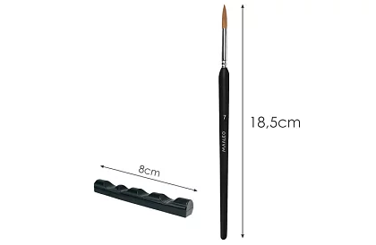 Umelecké štetce na maľovanie – 11 kusov + stojanček