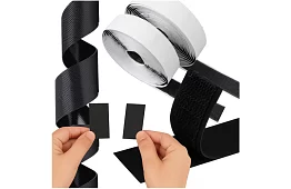 Samolepiaci suchý zips 2,5 x 500 cm – čierny