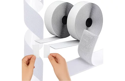 Samolepiaci suchý zips 2,5 x 500 cm – biely