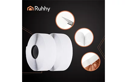 Samolepiaci suchý zips 5 x 500 cm – biely