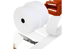 Samolepiaci suchý zips 5 x 500 cm – biely