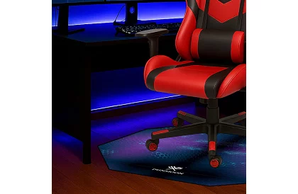 Ochranná herná podložka DUNMOON pod stoličku – Hexagon