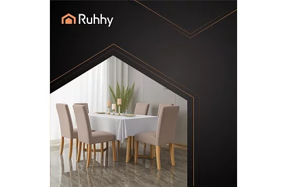 Univerzálne poťahy na stoličky – 6 kusov – Béžová